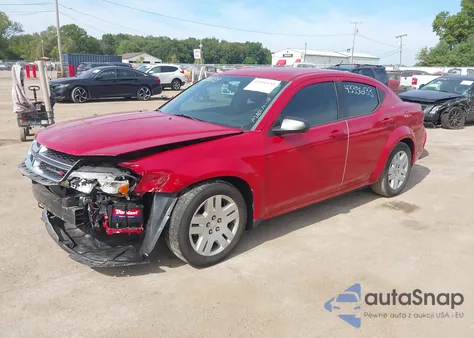 2014 Dodge Avenger Se из США, поврежденный, VIN 1C3CDZAB6EN146973